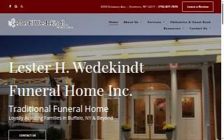 Lester H. Wedekindt Funeral Home Inc website