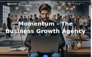 Momentum - The Business Growth Agency website