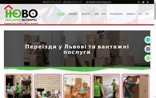 Novo Moving website