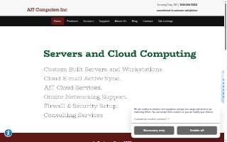 AIT Computers INC of Troy website
