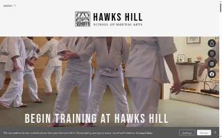 Hawks Hill School of Martial Arts website