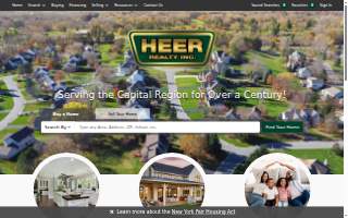 Heer Realty website
