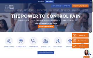 Maccio Physical Therapy website