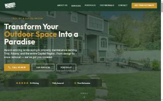 On Target Landscaping website