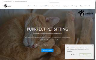 Purrfect Pet Sitting, LLC website