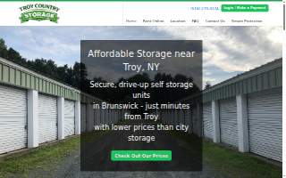 Troy Country Storage website