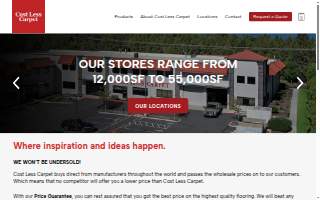 Carpet and Wood Floor website