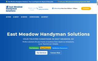 East Meadow Handyman Solutions website
