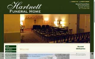Hartnett Funeral Home of Uniondale website