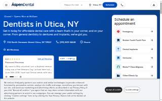 Aspen Dental - Utica website