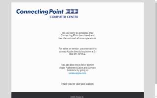 Connecting Point Computer Centers website