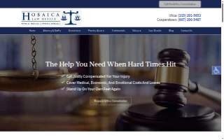 Hobaica Law Office website