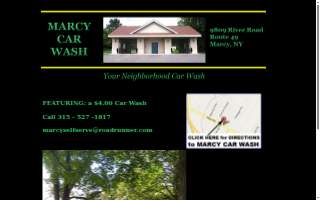 Marcy Car Wash website