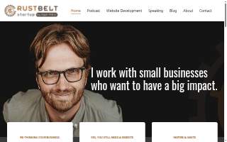 Rust Belt Startup website