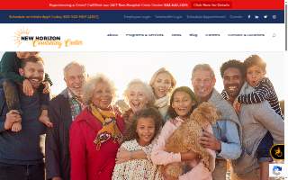 New Horizon Counseling Center website