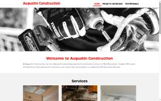 Augustine Construction website