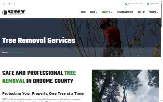 CNY Tree Service LLC of Vestal website