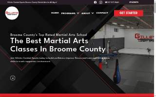 Gillette Combat Sports website