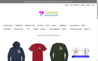 Nuwaka Custom Shirts website
