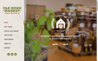 Old Barn Market & Gluten Free Bakery website