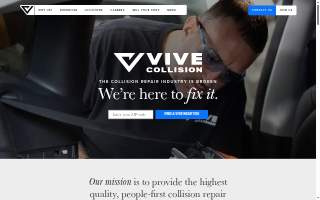 VIVE Collision of Vestal website