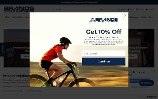 Brands Cycle and Fitness website