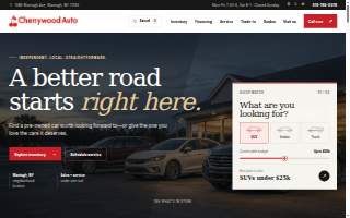 Cherrywood Auto Repair website