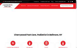 Cherrywood Foot Care website