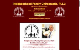 Neighborhood Family Chiropractic, PLLC website