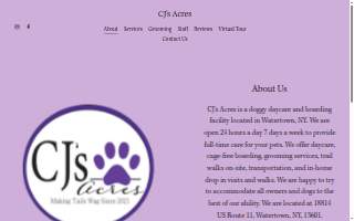 CJ’s Acres website