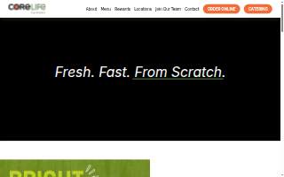 CoreLife Eatery of Watertown website