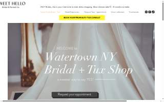 Sweet Hello Bridal - By Appointment website
