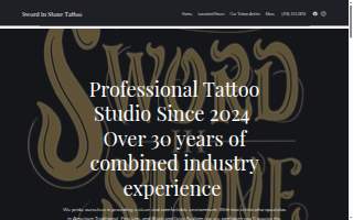 Sword in Stone Tattoo website