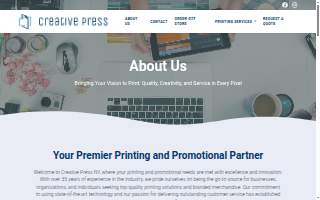 Creative Press NY website