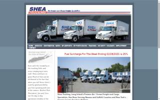 Shea Trucking of North Babylon website