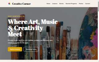 Creative Corner website