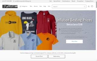 EZ Corporate Clothing website