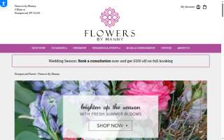 Flowers by Manny website