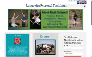 Longevity Physical Therapy & Performance website
