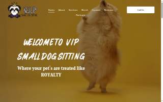 V.I.P. Small Dog Sitting website