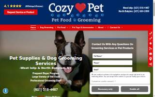 Cozy Pet of Islip website