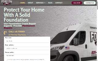 Foundation Crack Repair LLC of Middle Island website