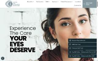 The Center for Eye Care and Optical website