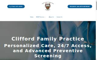 Clifford Family Practice website