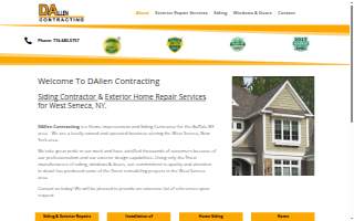 DAllen Contracting website