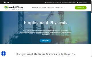 HealthWorks WNY website