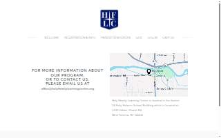 Holy Family Learning Center website
