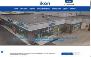 Ikon Self Storage website