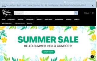 National Warehouse Furniture Sales of West Seneca website