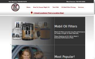 TNT Express Lube website